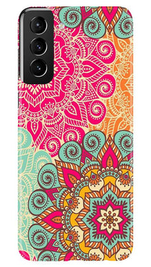 Rangoli art2 Mobile Back Case for Samsung Galaxy S21 5G (Design - 29)