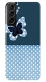 White dots Butterfly Case for Samsung Galaxy S21 Plus