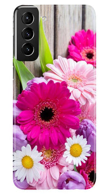Coloful Daisy2 Mobile Back Case for Samsung Galaxy S21 5G (Design - 76)