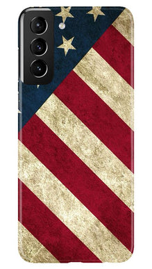 America Mobile Back Case for Samsung Galaxy S21 Plus (Design - 79)