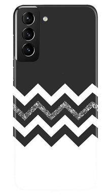 Black white Pattern2Mobile Back Case for Samsung Galaxy S21 Plus (Design - 83)