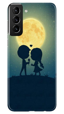 Love Couple Mobile Back Case for Samsung Galaxy S21 Plus  (Design - 109)