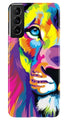 Colorful Lion Case for Samsung Galaxy S21 Plus  (Design - 110)