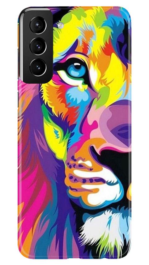 Colorful Lion Case for Samsung Galaxy S21 5G  (Design - 110)