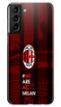 AC Milan Case for Samsung Galaxy S21 5G  (Design - 155)