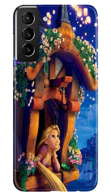 Cute Girl Mobile Back Case for Samsung Galaxy S21 5G (Design - 198)