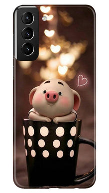 Cute Bunny Mobile Back Case for Samsung Galaxy S21 Plus (Design - 213)