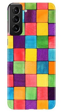 Colorful Square Mobile Back Case for Samsung Galaxy S21 5G (Design - 218)
