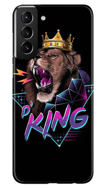 Lion King Mobile Back Case for Samsung Galaxy S21 Plus (Design - 219)