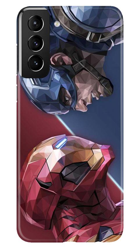Ironman Captain America Case for Samsung Galaxy S21 Plus (Design No. 245)