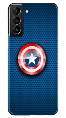 Captain America Shield Mobile Back Case for Samsung Galaxy S21 5G (Design - 253)