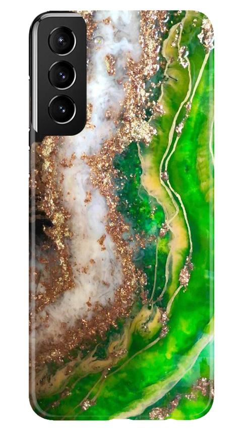 Marble Texture Mobile Back Case for Samsung Galaxy S21 Plus (Design - 307)