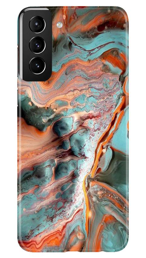 Marble Texture Mobile Back Case for Samsung Galaxy S21 Plus (Design - 309)