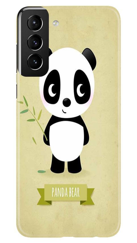 Panda Bear Mobile Back Case for Samsung Galaxy S21 Plus (Design - 317)