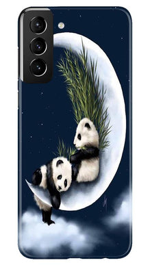 Panda Moon Mobile Back Case for Samsung Galaxy S21 Plus (Design - 318)