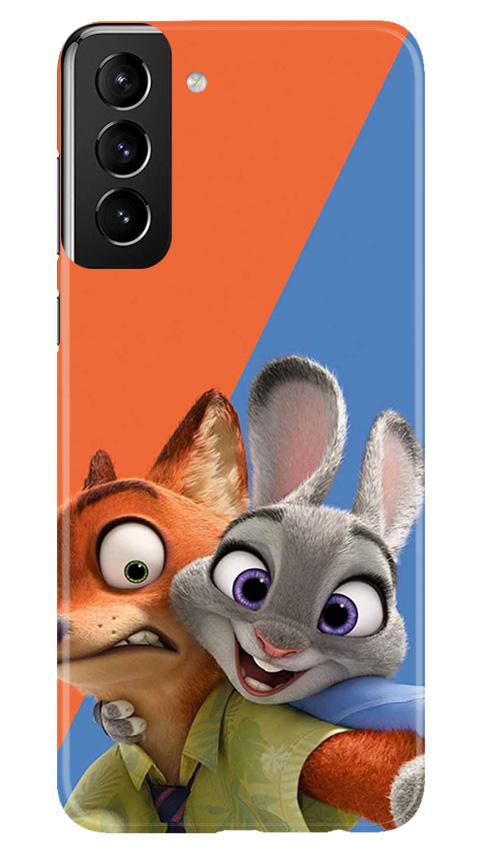 Cartoon Mobile Back Case for Samsung Galaxy S21 Plus (Design - 346)