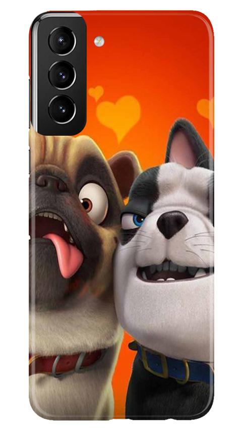 Dog Puppy Mobile Back Case for Samsung Galaxy S21 Plus (Design - 350)
