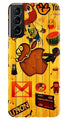 Wooden Texture Mobile Back Case for Samsung Galaxy S21 Plus (Design - 367)