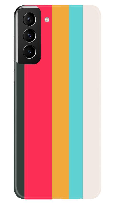 Color Pattern Mobile Back Case for Samsung Galaxy S21 Plus (Design - 369)