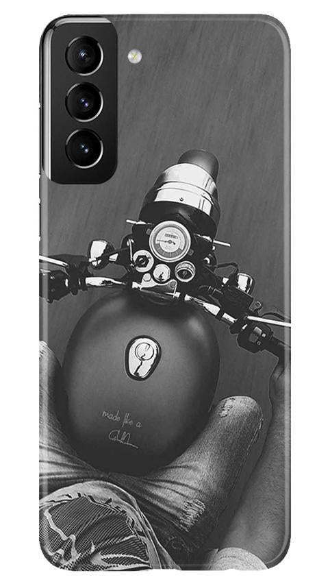Royal Enfield Mobile Back Case for Samsung Galaxy S21 Plus (Design - 382)