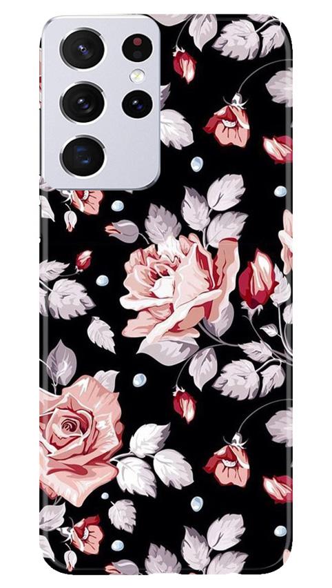 Pink rose Case for Samsung Galaxy S21 Ultra