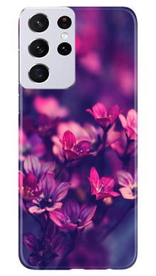 flowers Mobile Back Case for Samsung Galaxy S21 Ultra (Design - 25)