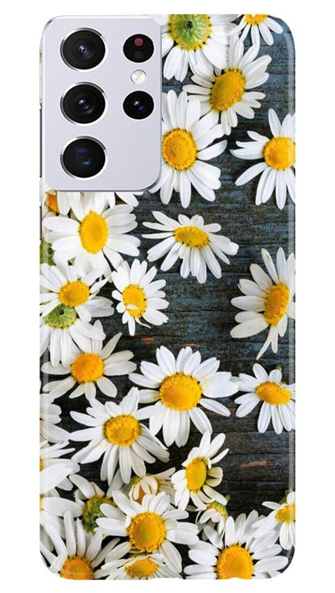 White flowers2 Case for Samsung Galaxy S21 Ultra