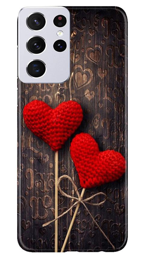 Red Hearts Case for Samsung Galaxy S21 Ultra