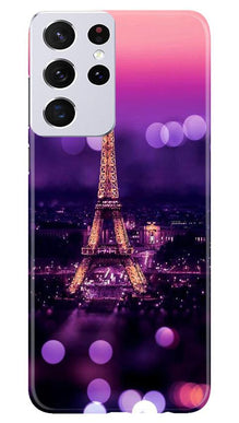 Eiffel Tower Mobile Back Case for Samsung Galaxy S21 Ultra (Design - 86)