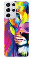 Colorful Lion Case for Samsung Galaxy S21 Ultra  (Design - 110)
