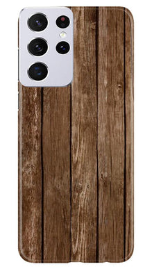 Wooden Look Mobile Back Case for Samsung Galaxy S21 Ultra  (Design - 112)
