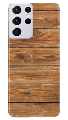 Wooden Look Mobile Back Case for Samsung Galaxy S21 Ultra  (Design - 113)