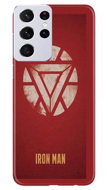 Iron Man Superhero Mobile Back Case for Samsung Galaxy S21 Ultra  (Design - 115)