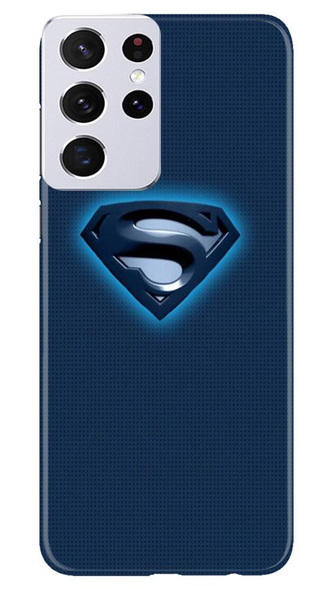 Superman Superhero Case for Samsung Galaxy S21 Ultra  (Design - 117)