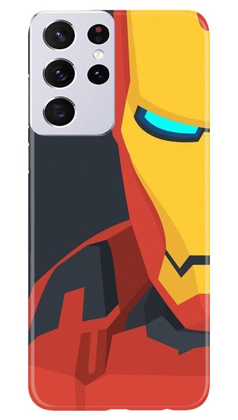 Iron Man Superhero Case for Samsung Galaxy S21 Ultra  (Design - 120)