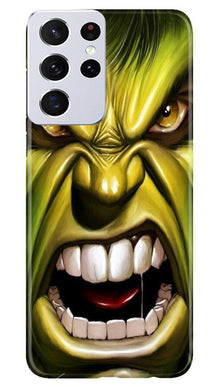Hulk Superhero Mobile Back Case for Samsung Galaxy S21 Ultra  (Design - 121)