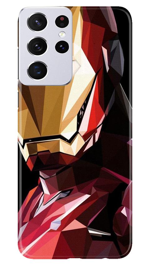 Iron Man Superhero Case for Samsung Galaxy S21 Ultra  (Design - 122)