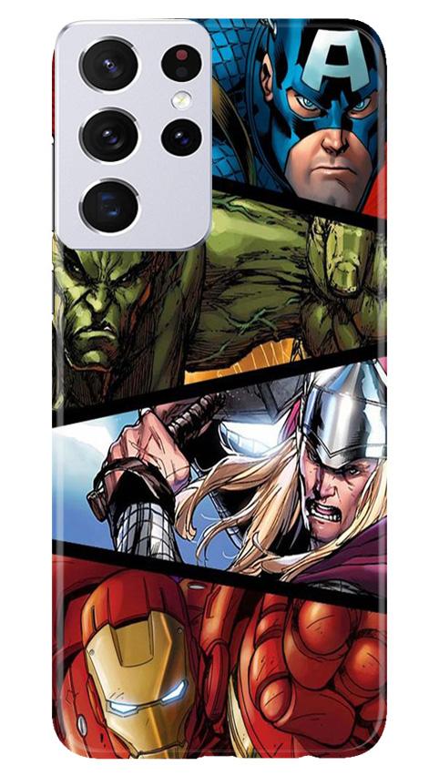 Avengers Superhero Case for Samsung Galaxy S21 Ultra(Design - 124)