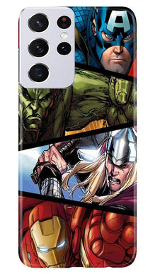 Avengers Superhero Mobile Back Case for Samsung Galaxy S21 Ultra  (Design - 124)