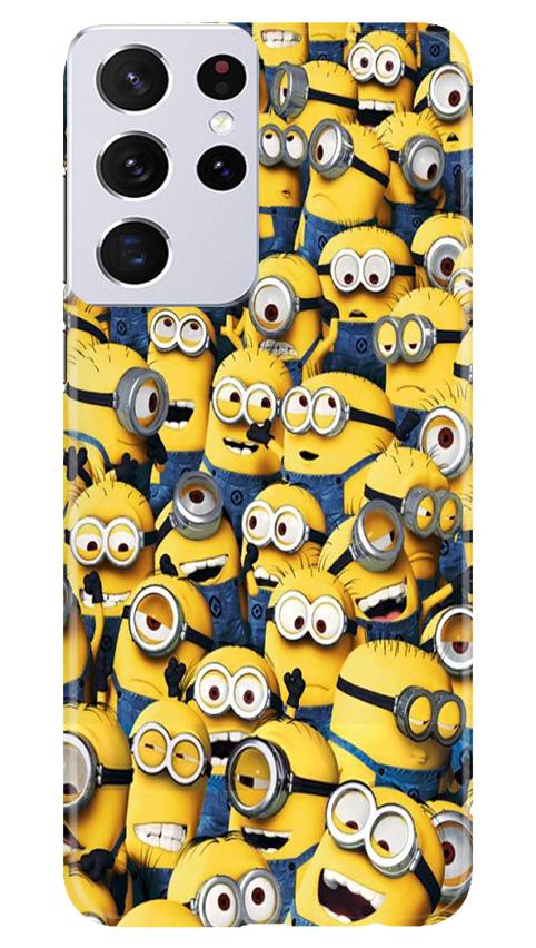Minions Case for Samsung Galaxy S21 Ultra  (Design - 126)