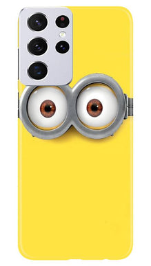 Minions Mobile Back Case for Samsung Galaxy S21 Ultra  (Design - 128)