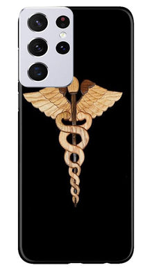 Doctor Logo Mobile Back Case for Samsung Galaxy S21 Ultra  (Design - 134)