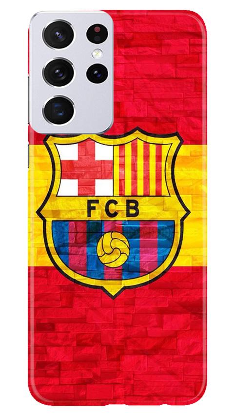 FCB Football Case for Samsung Galaxy S21 Ultra  (Design - 174)