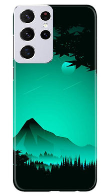 Moon Mountain Mobile Back Case for Samsung Galaxy S21 Ultra (Design - 204)