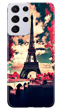 Eiffel Tower Mobile Back Case for Samsung Galaxy S21 Ultra (Design - 212)