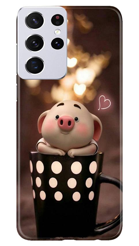 Cute Bunny Case for Samsung Galaxy S21 Ultra (Design No. 213)