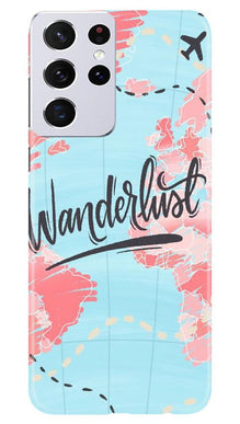 Wonderlust Travel Mobile Back Case for Samsung Galaxy S21 Ultra (Design - 223)