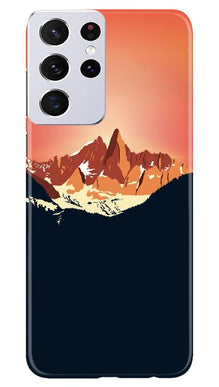 Mountains Mobile Back Case for Samsung Galaxy S21 Ultra (Design - 227)