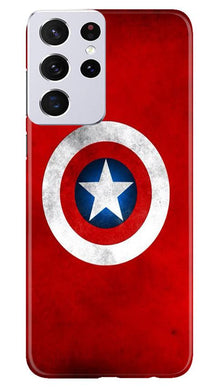 Captain America Mobile Back Case for Samsung Galaxy S21 Ultra (Design - 249)