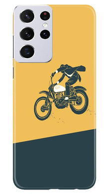 Bike Lovers Mobile Back Case for Samsung Galaxy S21 Ultra (Design - 256)